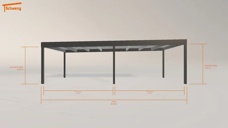 #DE Schweng Flachdachcarport C600 (ID bkdqkg) #MTG