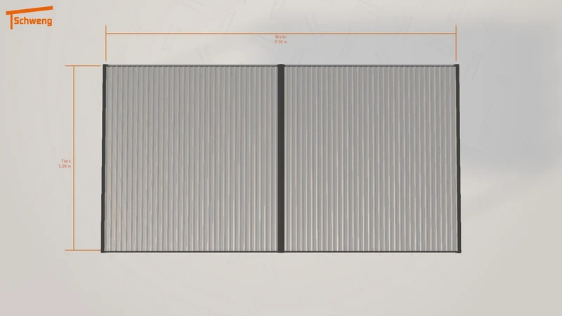 #DE Schweng Flachdachcarport C600 (ID ygzm58) #MTG