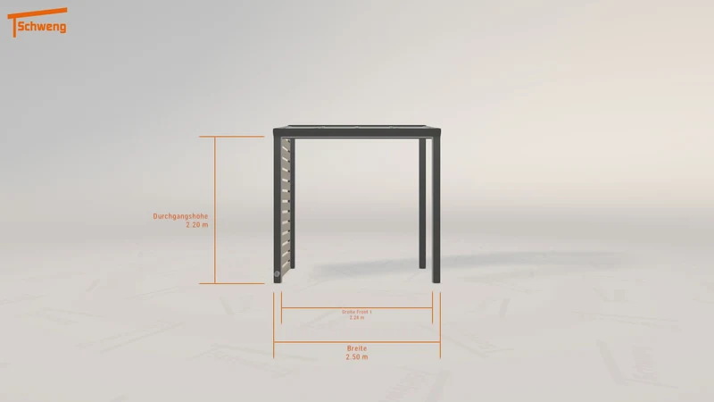 #DE Schweng Terrassenüberdachung S350 (ID 7723v8)
