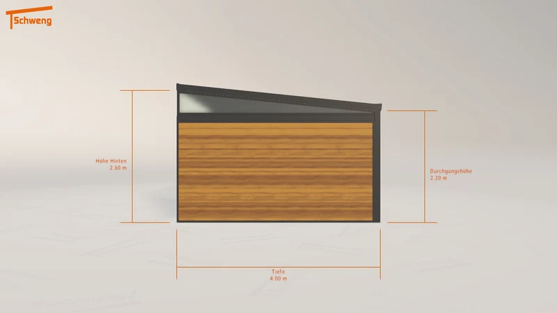 #DE Schweng Terrassenüberdachung S400 (ID 9wr4kg)