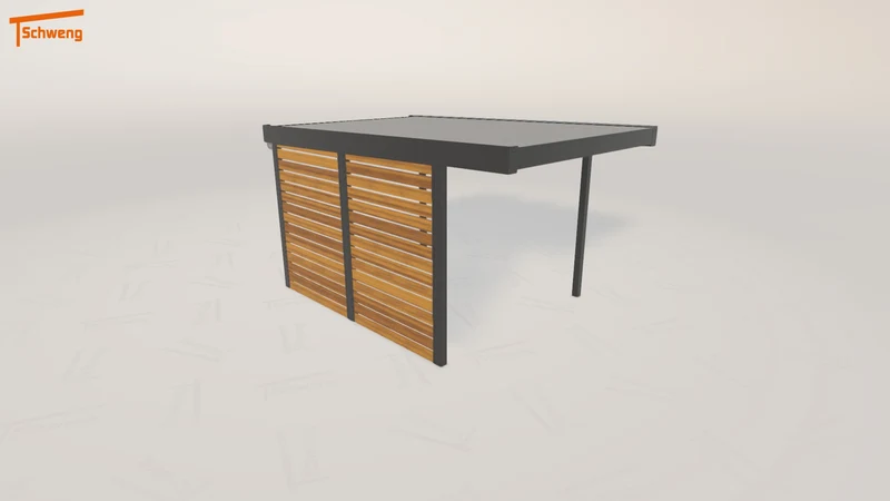 #DE Schweng Flachdachcarport C600 (ID dvd853)