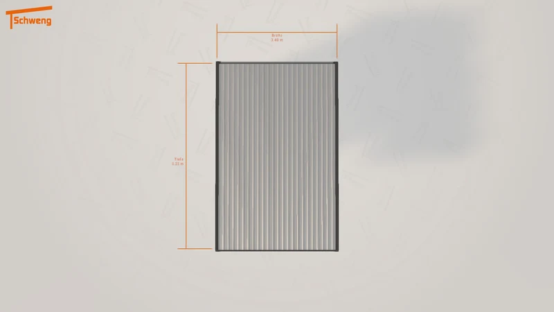 #DE Schweng Flachdachcarport C600 (ID dvd853)