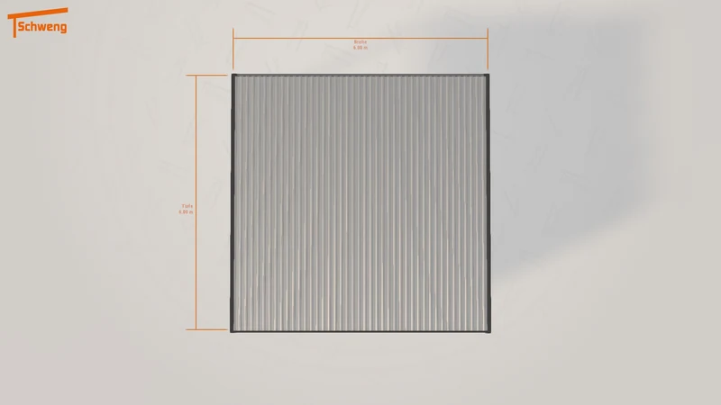 #DE Schweng Flachdachcarport C600+ (ID 85jrk2) #MTG