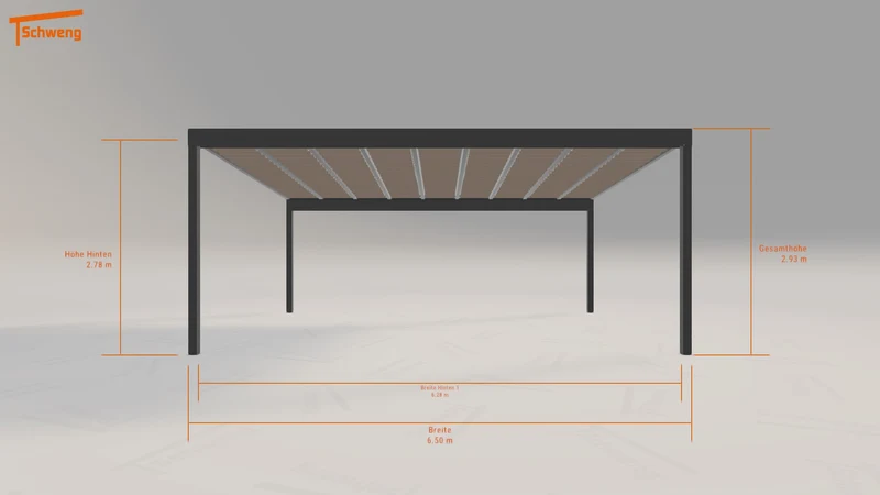 #DE Schweng Terrassenüberdachung S400 (ID 85jrn2)