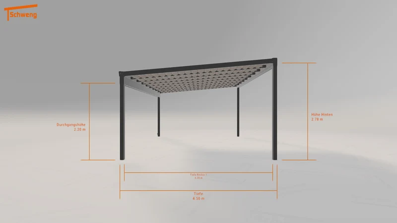 #DE Schweng Terrassenüberdachung S400 (ID 85jrn2)