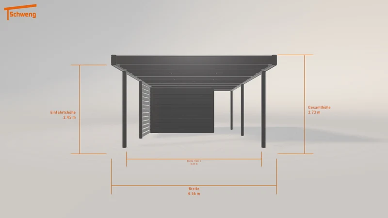 #DE Schweng Flachdachcarport C600+ (ID bkd8xq) #MTG