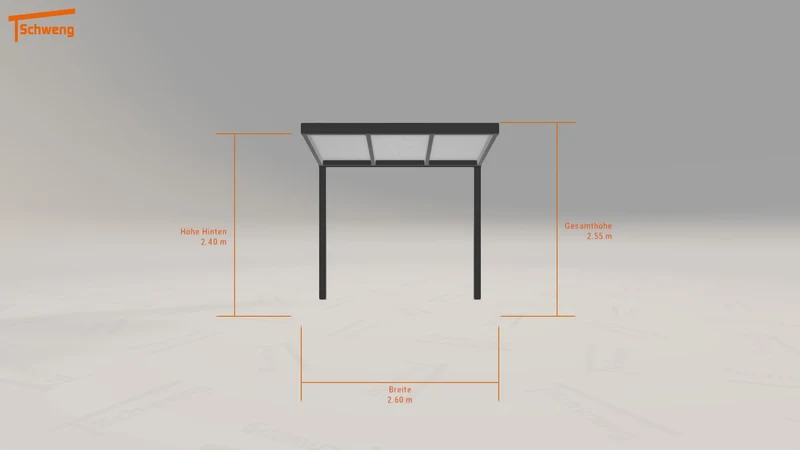 #DE Schweng Terrassenüberdachung S350 (ID 772b9p)