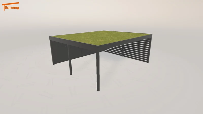 #DE Schweng Flachdachcarport C600+ (ID pbvp83) #MTG