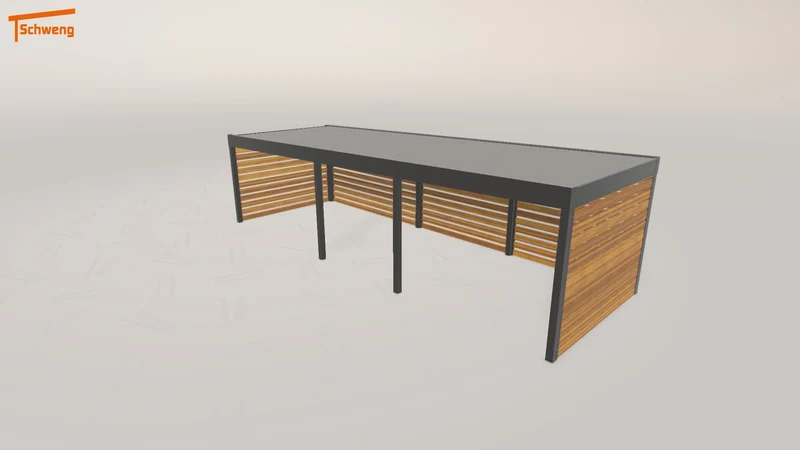#DE Schweng Flachdachcarport C600 (ID dvdnqy)