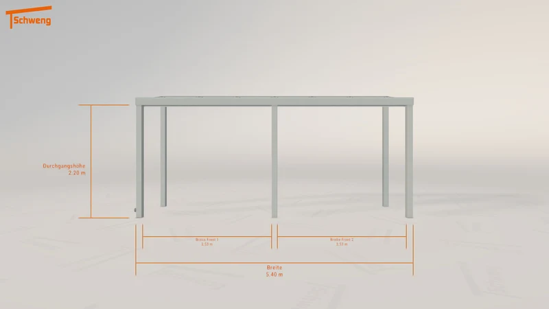 #DE Schweng Terrassenüberdachung S400 (ID qd9jq8)