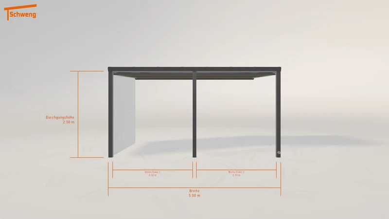 #DE Schweng Terrassenüberdachung S350 (ID pbvq3v)
