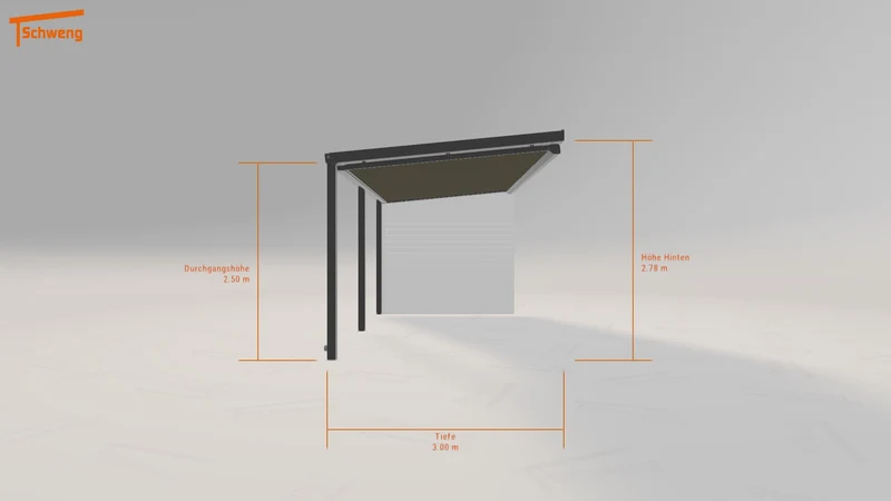 #DE Schweng Terrassenüberdachung S350 (ID pbvq3v)