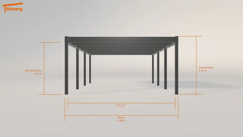 #DE Schweng Flachdachcarport C600 (ID 772598) #MTG