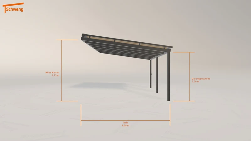 #DE Schweng Terrassenüberdachung S400 (ID 85jb7m)