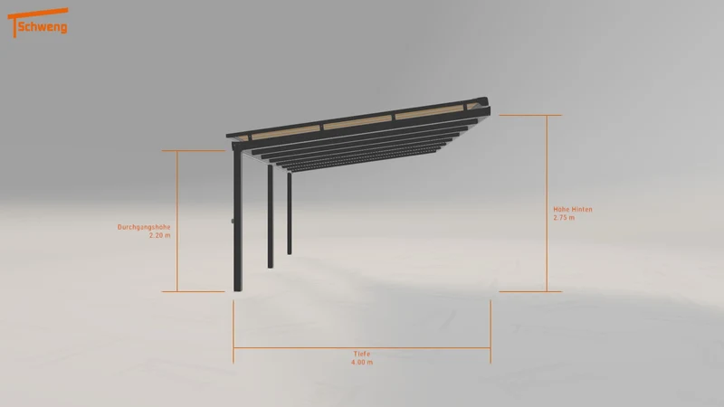 #DE Schweng Terrassenüberdachung S400 (ID 85jb7m)