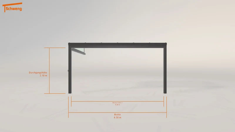 #DE Schweng Terrassenüberdachung S350 (ID pbvjqq)