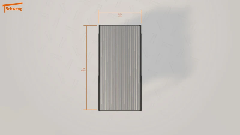 #DE Schweng Flachdachcarport C600 (ID qd99rk) #MTG
