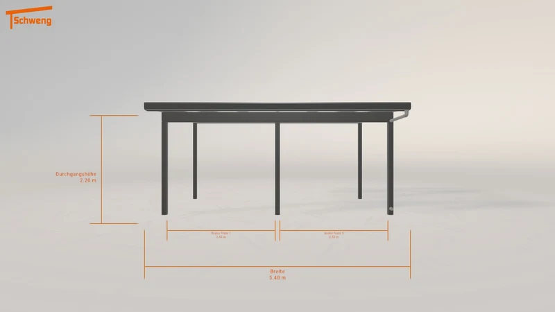 #DE Schweng Pultdachcarport S400 (ID n5v9r7) #MTG