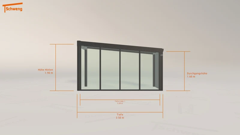 #DE Schweng Terrassenüberdachung S350 (ID mjvkxw)