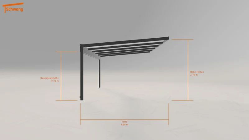#DE Schweng Terrassenüberdachung S400 (ID zb39yd)