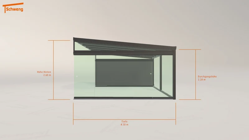 #DE Schweng Terrassenüberdachung S400 (ID rjykw5)
