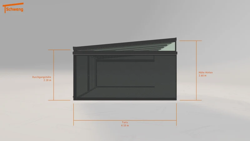 #DE Schweng Terrassenüberdachung S400 (ID rjykw5)