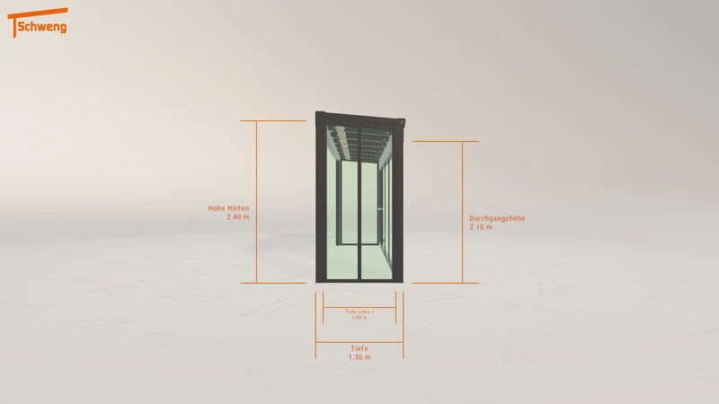 #DE Schweng Terrassenüberdachung S400 (ID bkd792)