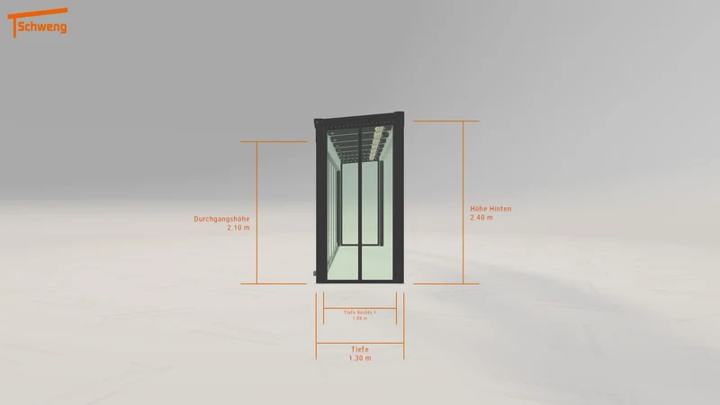 #DE Schweng Terrassenüberdachung S400 (ID bkd792)