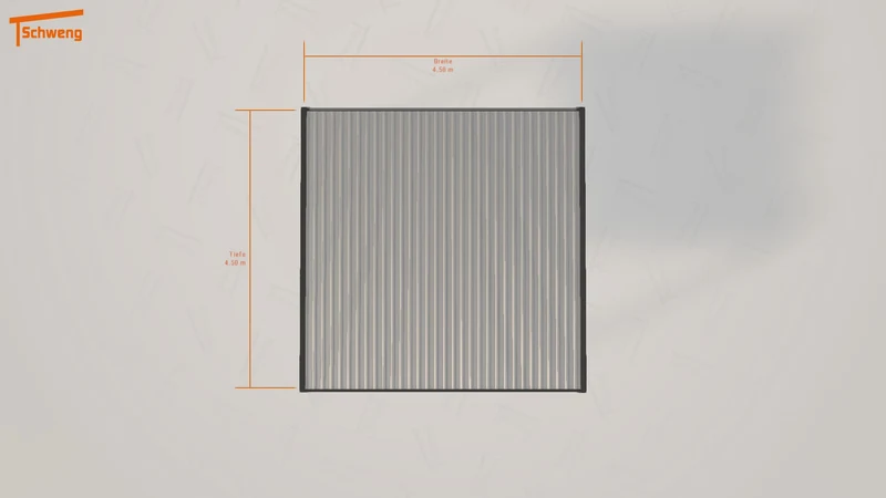 #AT Schweng Flachdachcarport C600 (ID n5vndw)