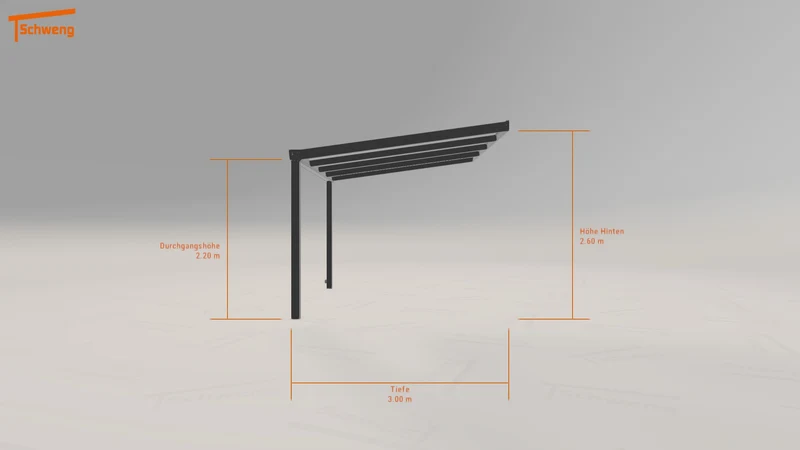 #DE Schweng Terrassenüberdachung S400 (ID 9wrd9q)