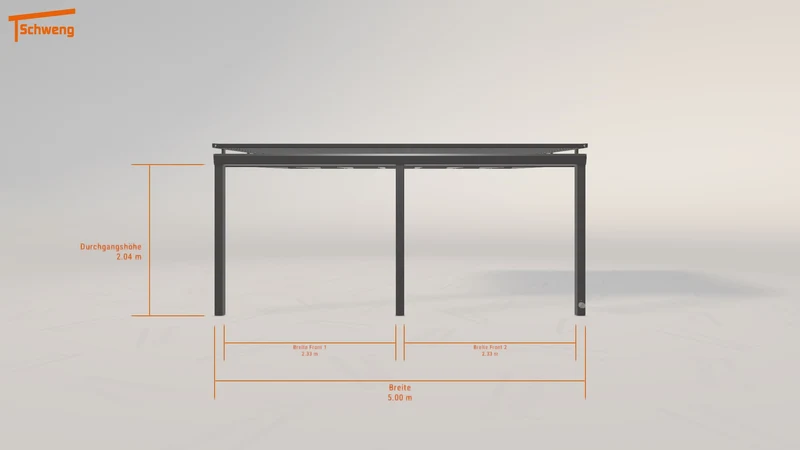 #DE Schweng Terrassenüberdachung S400 (ID 85jd87)