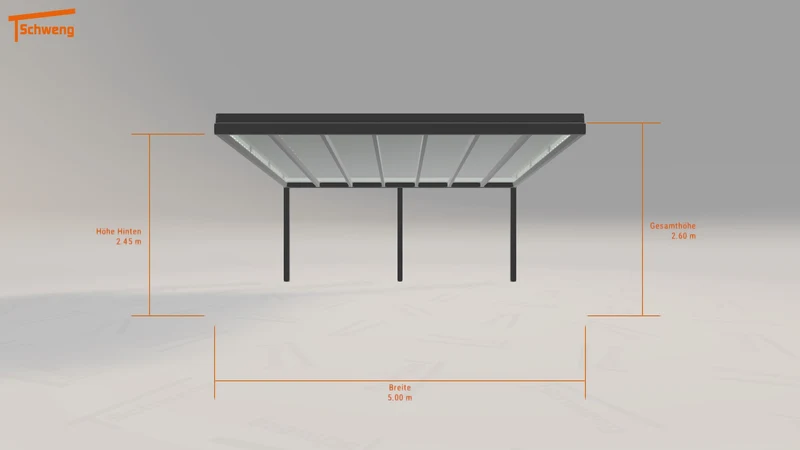 #DE Schweng Terrassenüberdachung S400 (ID 85jd87)