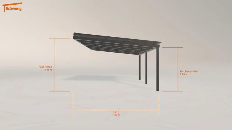 #DE Schweng Terrassenüberdachung S400 (ID 85jd87)