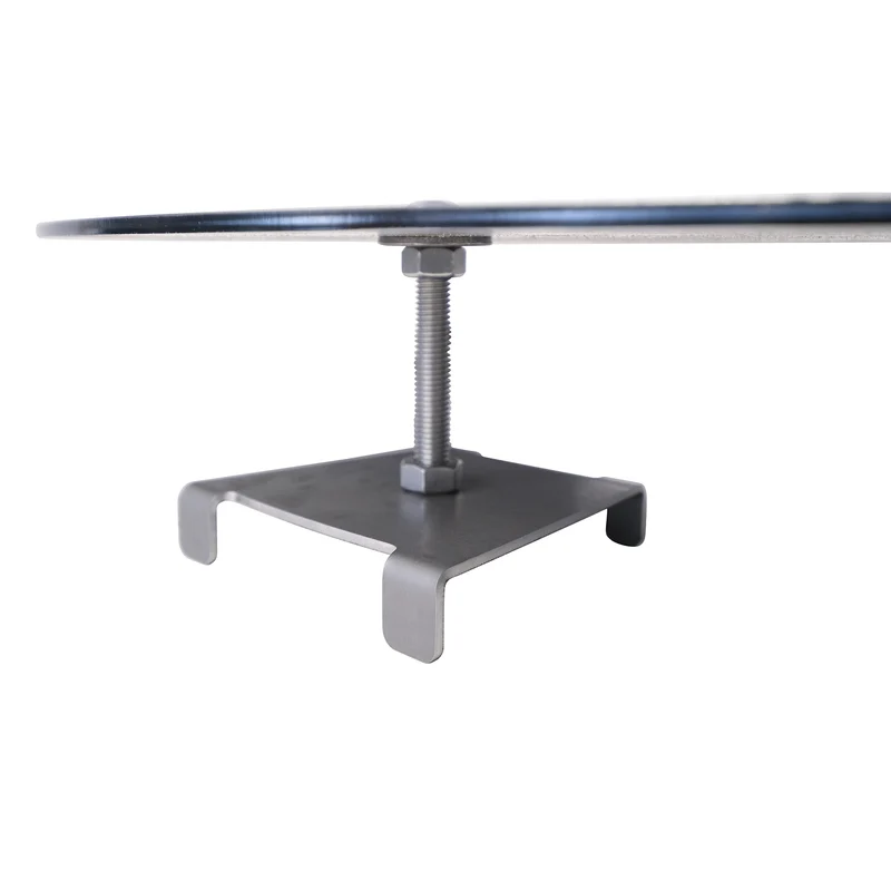 bellissa Sole Grillring Grillplatte Feuerplatte für Grillrost & Feuerschale rund Antihaft Funktion