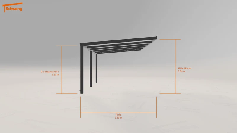 #DE Schweng Terrassenüberdachung S350 (ID w3jmbv)