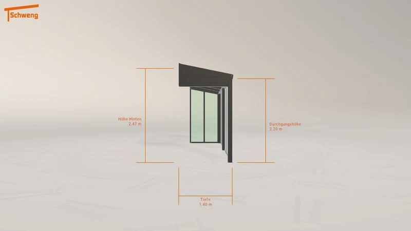 #DE Schweng Terrassenüberdachung S350 (ID jjgdnb)