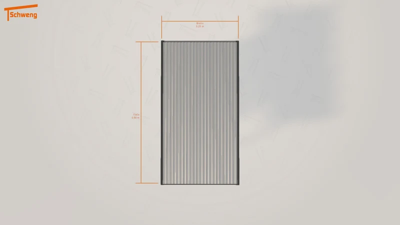 #DE Schweng Flachdachcarport C600 (ID 85jvd5)