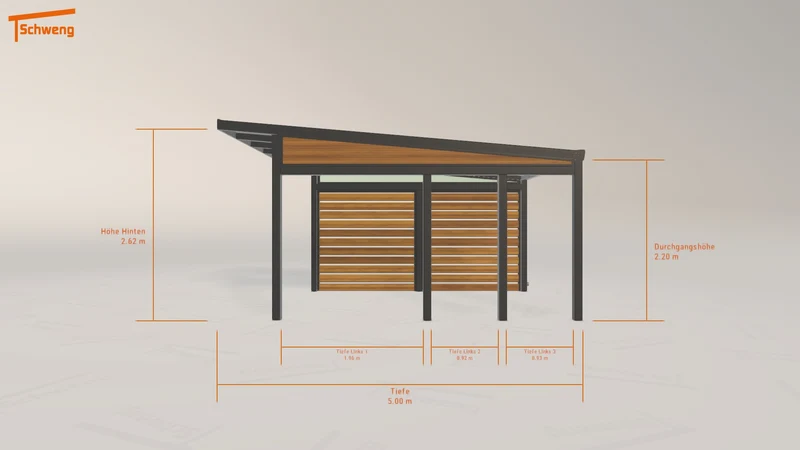#DE Schweng Pultdachcarport S400 (ID qd98yv) #MTG