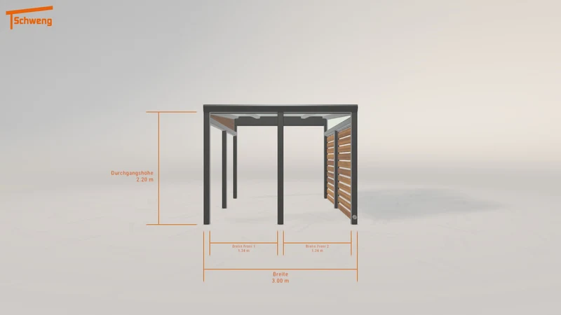 #DE Schweng Pultdachcarport S400 (ID pbvm9v)