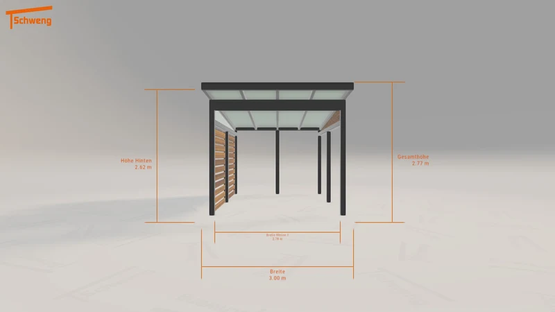#DE Schweng Pultdachcarport S400 (ID pbvm9v)