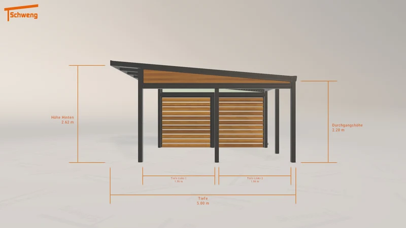 #DE Schweng Pultdachcarport S400 (ID pbvm9v)
