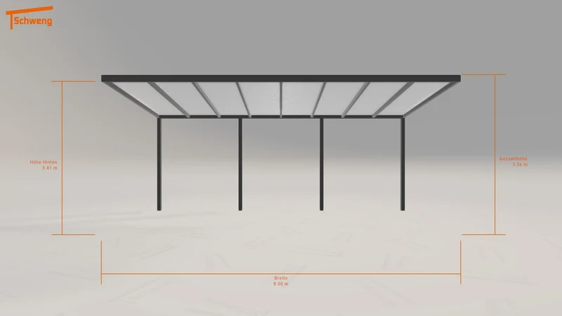 #DE Schweng Pultdachcarport S350 (ID k2vd3z) #MTG