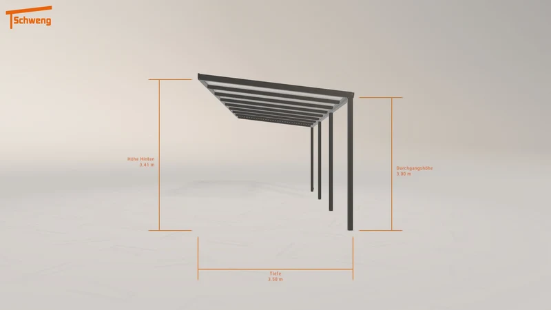 #DE Schweng Pultdachcarport S350 (ID k2vd3z) #MTG