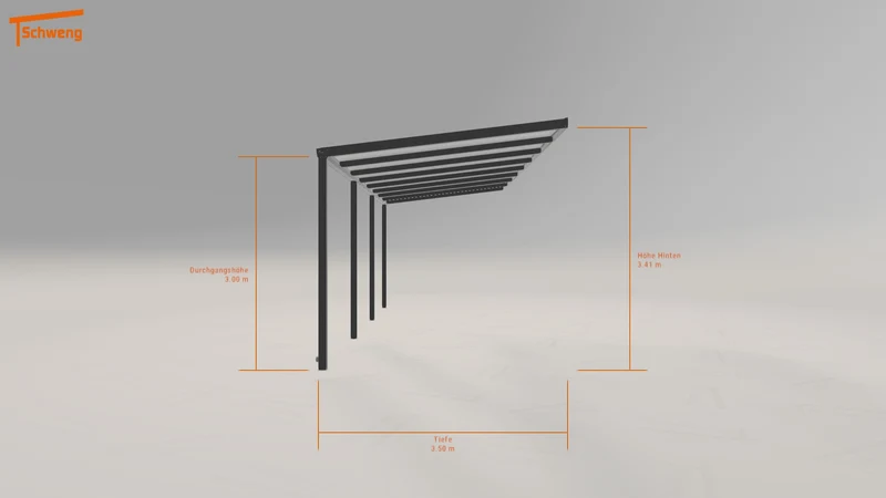 #DE Schweng Pultdachcarport S350 (ID k2vd3z) #MTG