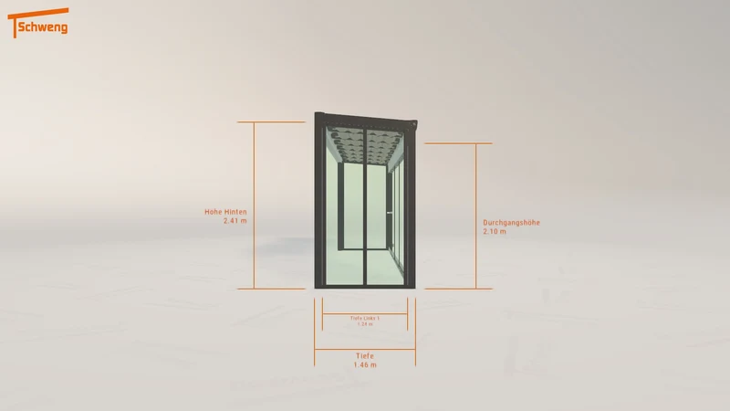 #DE Schweng Terrassenüberdachung S400 (ID v42gdx)
