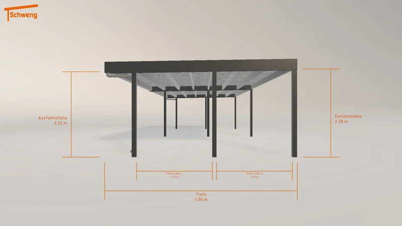 #DE Schweng Flachdachcarport C600+ (ID 33y9kw) #MTG