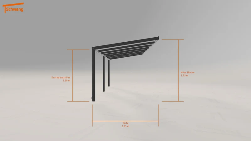 #DE Schweng Terrassenüberdachung S350 (ID mjvw5z)