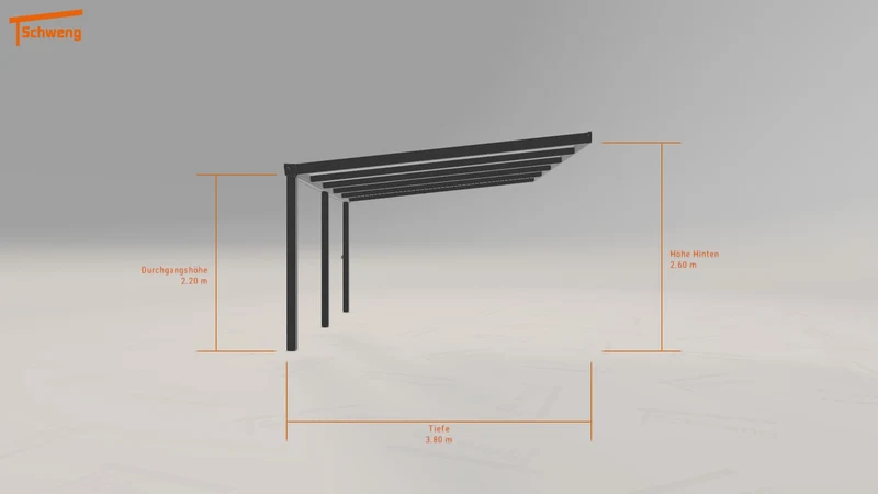 #DE Schweng Terrassenüberdachung S400 (ID v42z5q)