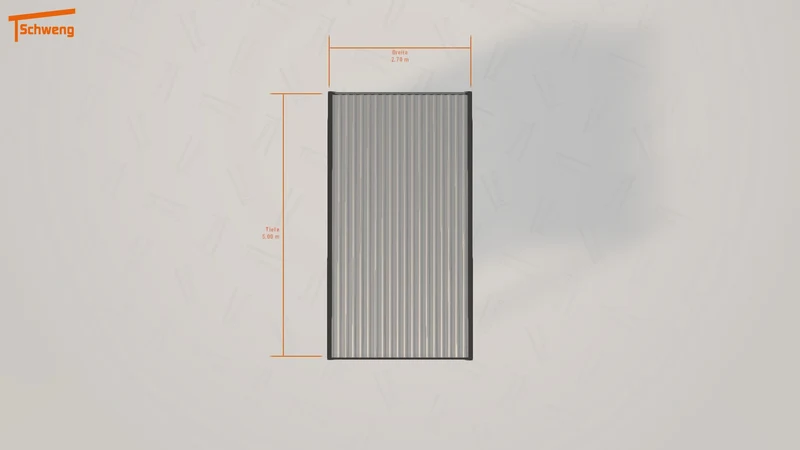 #AT Schweng Flachdachcarport C600 (ID dvd998) #MTG