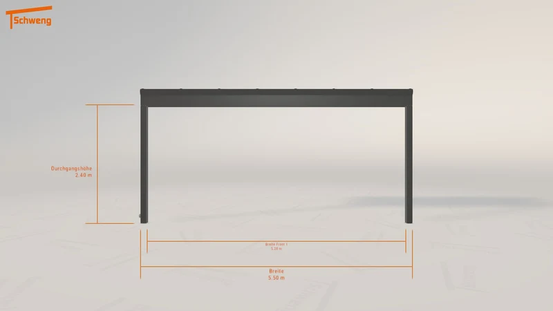 #DE Schweng Terrassenüberdachung S350 (ID pbv22b)